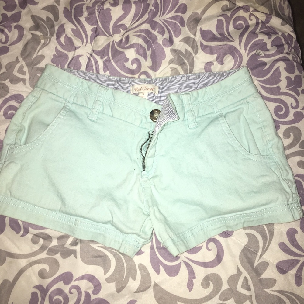 Mint blue shorts